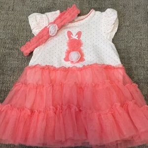 🐰 Bunny Tutu Dress w/matching headband